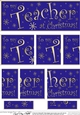 To my Teacher at Christmas DL side stacker Topper
