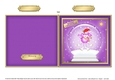 Cute Christmas Poodle Dog in a Snowglobe Quick Cut and Fold Card