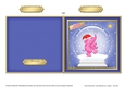 Cute Christmas Elephant in a Snowglobe Quick Cut and Fold Card