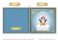 Cute Christmas Penguin in a Snowglobe Quick Cut and Fold Card