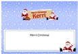 Large DL Merry Christmas KERRI insert