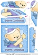 Cute Hunney Bear Robert has a Christmas Star - Fan Pyramage Topper