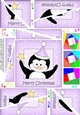 Cute Christmas Penguin Twisted Spiral Side Stacker