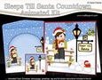 3D Christmas Jumper Girl Sleeps Till Santa Countdown Card