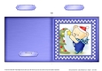 Cute Hunney Bear Robert has a Christmas Tree Quick Cut and Fold Card
