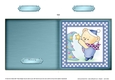 Cute Hunney Bear Robert has a Christmas Tree Quick Cut and Fold Card 