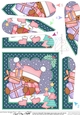 Christmas Bobbin Robin has lots of Presents Fan Pyramage Topper