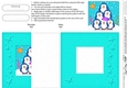 Cute Christmas Penguin Tree Felties No-Hole Fold Back Card