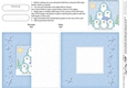 Cute Christmas Penguin Tree Felties No-Hole Fold Back Card