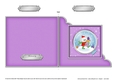 Cute Christmas Teddy Quick Cut and Fold Corner Card