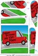 Happy Birthday White Van Man Fan Pyramage Topper
