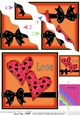 Romantic Love Hearts Wavy Corner side stacker Topper