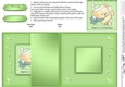 Cute Hunney Bear Robert has a Christmas Star - No-Hole Fold Back Card