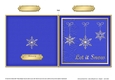 Christmas Snowflakes Quick Cut and Fold Card 