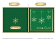 Christmas Snowflakes Quick Cut and Fold Card 