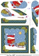 Christmas Bobbin Robin is bringing home the Xmas Tree Fan Pyramage Topper