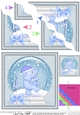 Cute Christmas Elephant Snowglobe Wavy Corner side stacker Topper