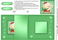Cute Hunney Bear Robert has a Christmas Star - No-Hole Fold Back Card