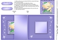 Cute Hunney Bear Robert has a Christmas Star - No-Hole Fold Back Card