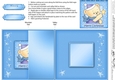 Cute Hunney Bear Robert has a Christmas Star - No-Hole Fold Back Card