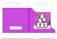 Cute Christmas Penguins Cut and Fold Corner Card