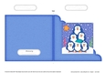 Cute Christmas Penguins Cut and Fold Corner Card