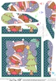 Christmas Bobbin Robin & Friends put the Star on the Xmas Tree Fan Pyramage Topper