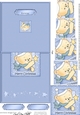 Cute Hunney Bear Robert has a Christmas Star - No-Hole Over the Edge & spiral pyramid