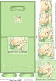 Cute Hunney Bear Robert has a Babys 1st Christmas Star - No-Hole Over the Edge & spiral pyramid