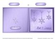 Christmas Snowflakes Quick Cut and Fold Card 