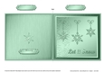 Christmas Snowflakes Quick Cut and Fold Card 