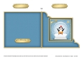 Cute Christmas Penguin Snowglobe Cut and Fold Corner Card