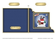 Cute Christmas Santa Snowglobe Cut and Fold Corner Card