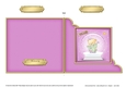 Cute Christmas Teddy Snowglobe Cut and Fold Corner Card