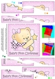 Cute Hunney Bear Rosie has a 1st Christmas Star - Wavy Spiral Side Stacker