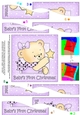 Cute Hunney Bear Rosie has a 1st Christmas Star - Wavy Spiral Side Stacker