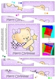 Cute Hunney Bear Rosie has a Christmas Star - Wavy Spiral Side Stacker