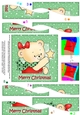 Cute Hunney Bear Rosie has a Christmas Star - Wavy Spiral Side Stacker