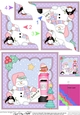 Christmas Snowman Oli posts a Letter to Santa Sack Wavy Corner Side Stacker