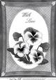 A4 Pansy - with Love