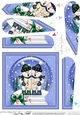 Cute Snowman - Christmas Snowglobe Fan Pyramage Topper