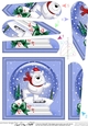 Cute Ben Polar Bear - Christmas Snowglobe Fan Pyramage Topper