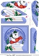 Cute Ben Polar Bear - Christmas Snowglobe Fan Pyramage Topper