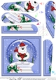 Cute Ben Polar Bear - Christmas Snowglobe Fan Pyramage Topper