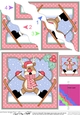 Christmas OOps Rudolph is Skiing Wavy Corner side stacker Topper