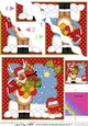 Christmas Rudolph has lots of Presents Wavy Corner side stacker Topper
