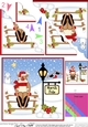 Christmas Rudolph is at the North Pole Fan Pyramage Topper