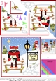 Christmas Pip Penguin is at the North Pole Fan Pyramage Topper
