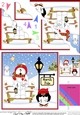 Christmas Snowman Roi is at the North Pole Fan Pyramage Topper