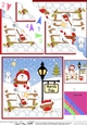 Christmas Snowman Roi is at the North Pole Fan Pyramage Topper
